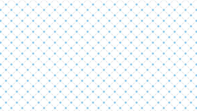 Abstract video background animation blue pattern seamless loop animation white background