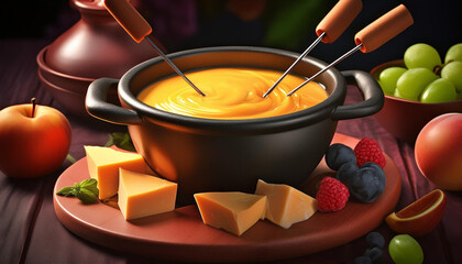 fondue of cheese