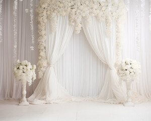 Wedding day background.