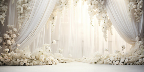 Wedding day background.