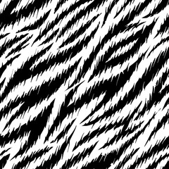 seamless tiger stripe organic hand drawn line art seamless pattern. applicable for background, wallpaper and other decorative purpose such textile and clothing