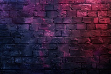 Explore urban design with this stunning image of a grunge brick wall lit by neon lights. Perfect for creative projects. The vibrant colors create a moody atmosphere. Adding modern style to any design - Powered by Adobe
