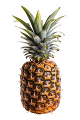 Fototapeta premium Isolated PNG Pineapple Fruit, GENERATIVE AI