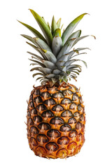 Fototapeta premium Isolated PNG Pineapple Fruit, GENERATIVE AI