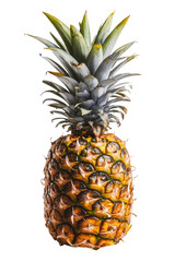 Fototapeta premium Isolated PNG Pineapple Fruit, GENERATIVE AI