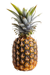 Fototapeta premium Isolated PNG Pineapple Fruit, GENERATIVE AI
