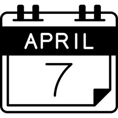 April 7 Icon