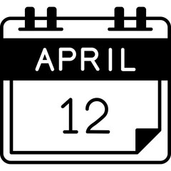 April 12 Icon