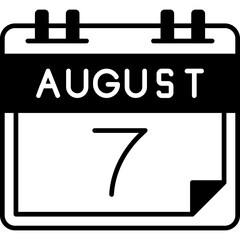 August 7 Icon