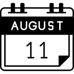 August 11 Icon