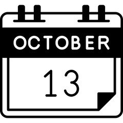 October 13 Icon