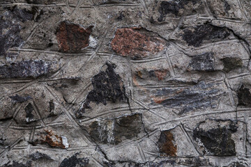 stone texture, top view.