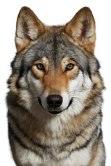 Fototapeta premium Isolated PNG Wolf Wildlife, GENERATIVE AI
