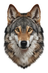 Fototapeta premium Isolated PNG Wolf Wildlife, GENERATIVE AI