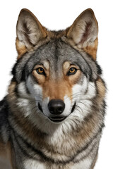 Fototapeta premium Isolated PNG Wolf Wildlife, GENERATIVE AI