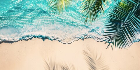 Summer background with sea water