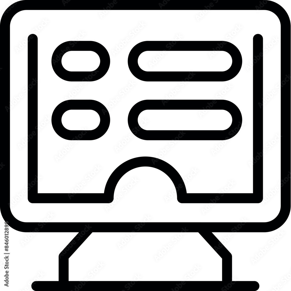 Poster modern interactive whiteboard is showcasing a digital checklist, symbolizing effective task organiza