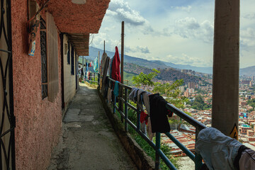 view from a house looking at the valley onto Camuna 13