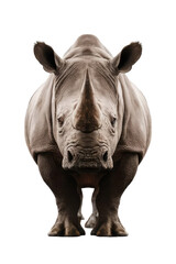 Naklejka premium Isolated PNG Rhinoceros Wildlife, GENERATIVE AI
