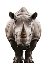 Obraz premium Isolated PNG Rhinoceros Wildlife, GENERATIVE AI