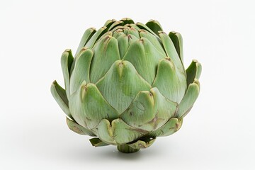 artichoke isolated on white background