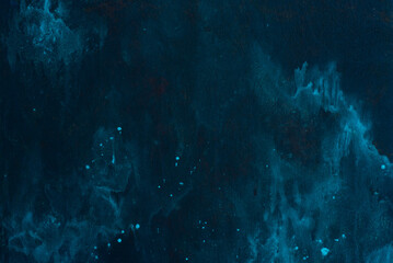 Abstract painted dark blue color texture background