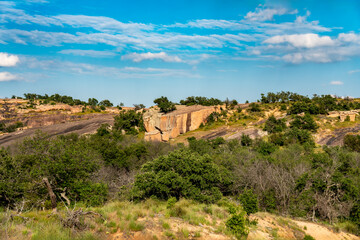 View from the Enchanted Rock area in Texas