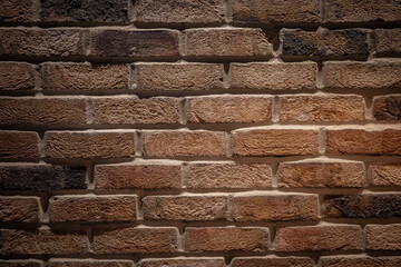  the background of old  brick wall