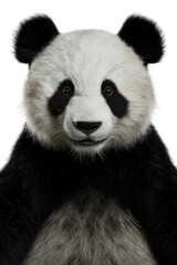 Fototapeta premium Isolated PNG Panda Wildlife, GENERATIVE AI