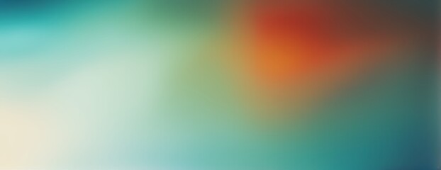 Obraz premium Abstract Color Gradient Background with Grainy Orange, Blue, Yellow, and White Noise Texture