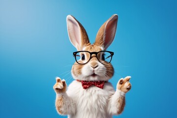Fototapeta premium rabbit with a carrot
