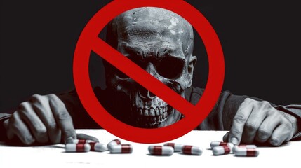 Substance-free solidarity: anti drug day, stop drugs - rallying communities to stand against the scourge of drugs, fostering support, education, and prevention efforts for a drug-free future.