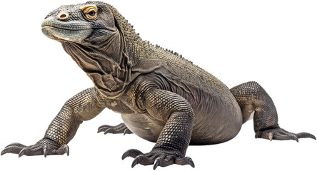Komodo Dragon Vector Graphic Transparent background