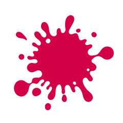 Vector abstract complex shape, fluid blotch spot image as template for background. Dynamical colored rounded backdrop.