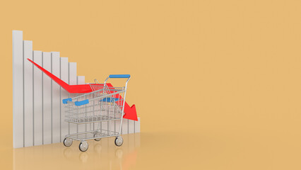 The Rocket moon and earth for sci or education concept 3d rendering. © niphon