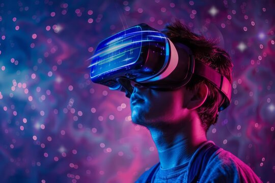 A conceptual hightech business thriving on innovative virtual reality customer engagement strategies