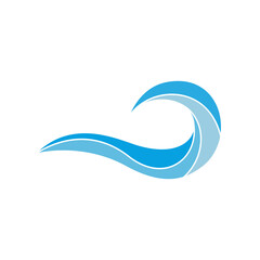 Abstract Blue Wave PNG