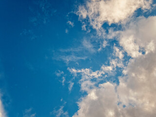 Obraz premium Clouds, sky, moon