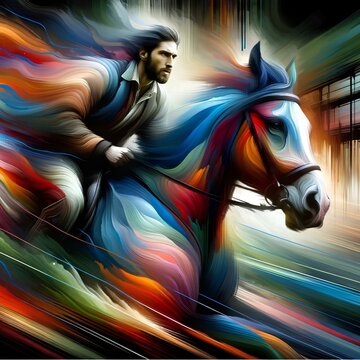 cabalgando 