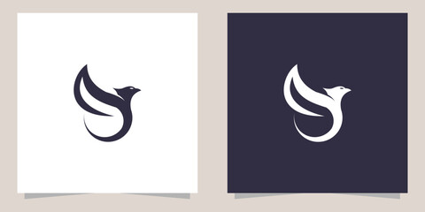 phoenix logo design vector