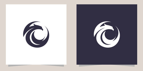 phoenix logo design vector