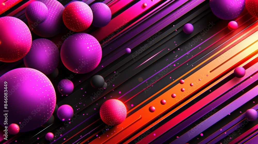 Poster realistic colorful abstract luxury design with geometric shapes and gradients background, overlappsi