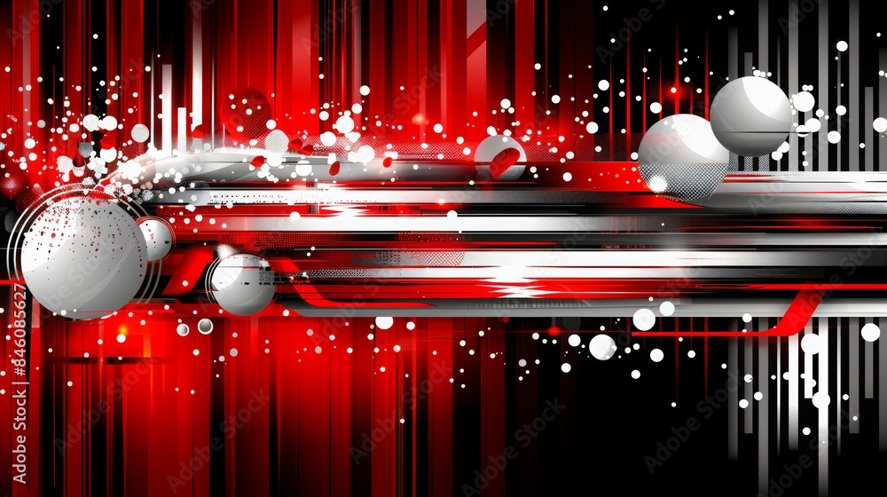 Poster colorful abstract design with geometric shapes and gradients background, overlapping layers on grung