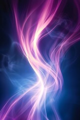 Ethereal dreamscapes  abstract swirling gradients in blue, pink, and purple with polished texture