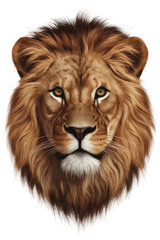 Obraz premium Isolated PNG Lion Wildlife, GENERATIVE AI