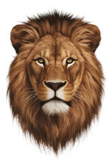 Fototapeta premium Isolated PNG Lion Wildlife, GENERATIVE AI
