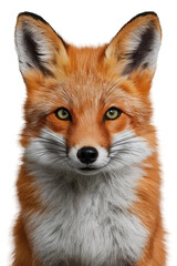 Isolated PNG Cute Fox Wildlife, GENERATIVE AI