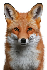 Fototapeta premium Isolated PNG Cute Fox Wildlife, GENERATIVE AI