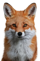 Fototapeta premium Isolated PNG Cute Fox Wildlife, GENERATIVE AI