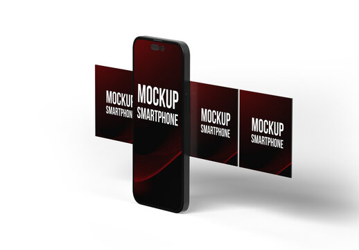 Phone Carousel Mockup